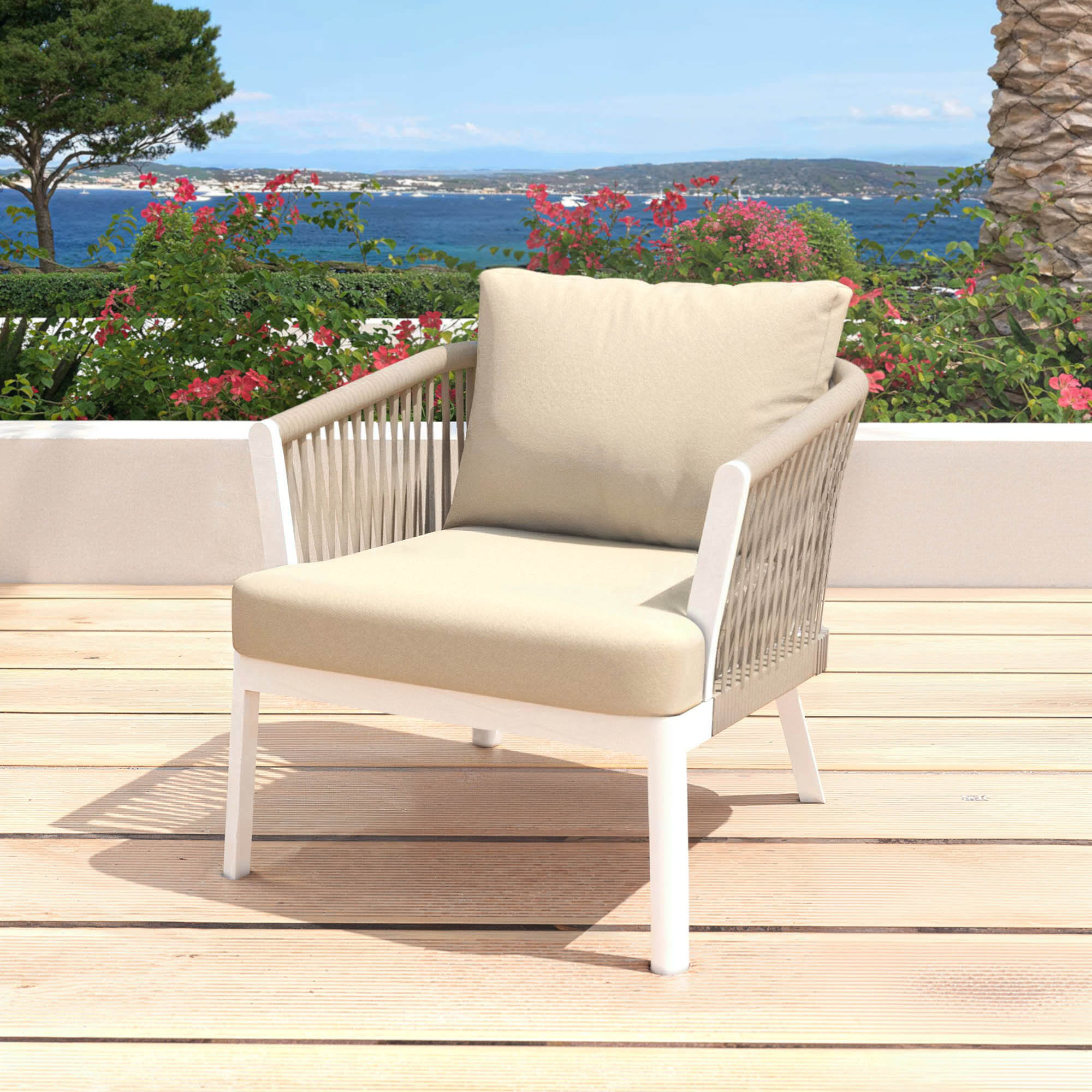 Fauteuil pour salon de jardin Amalfi