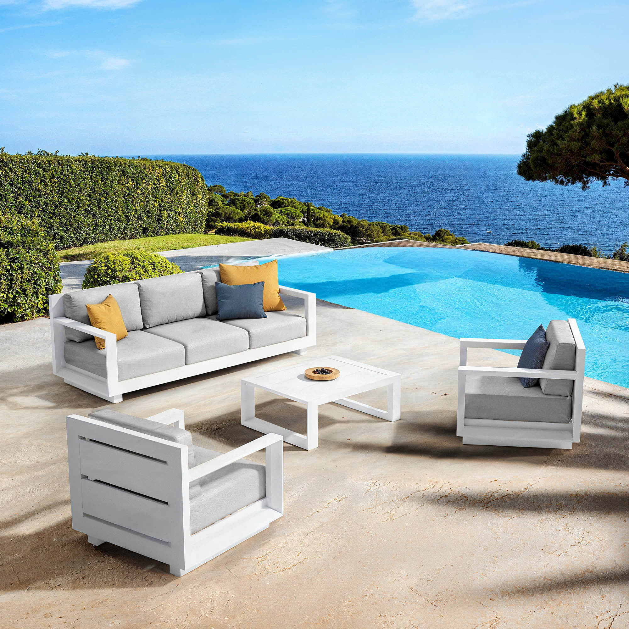 Elba outdoor lounge set - 5 seats