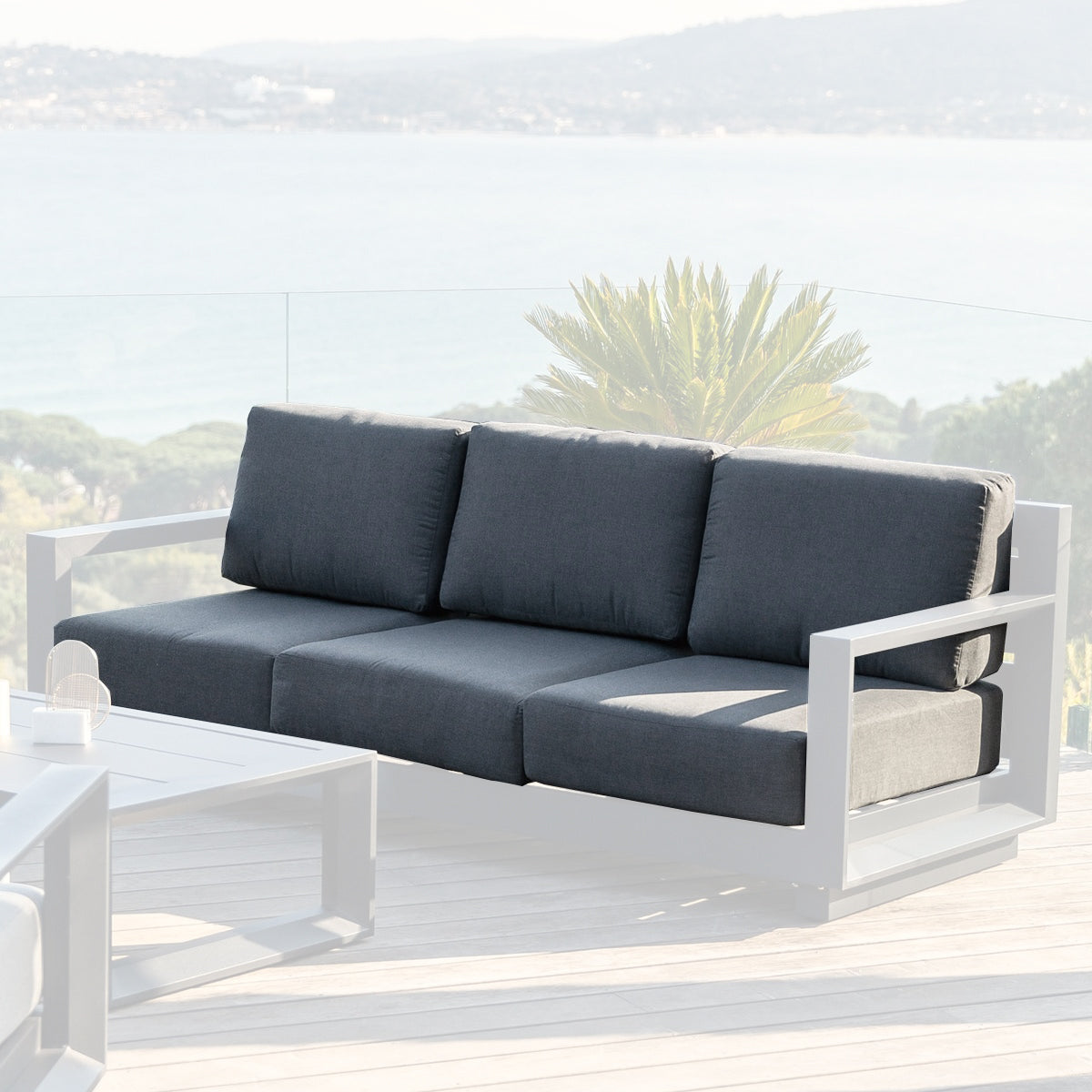 Kissenbezüge für 3-Sitzer Sofa Elba