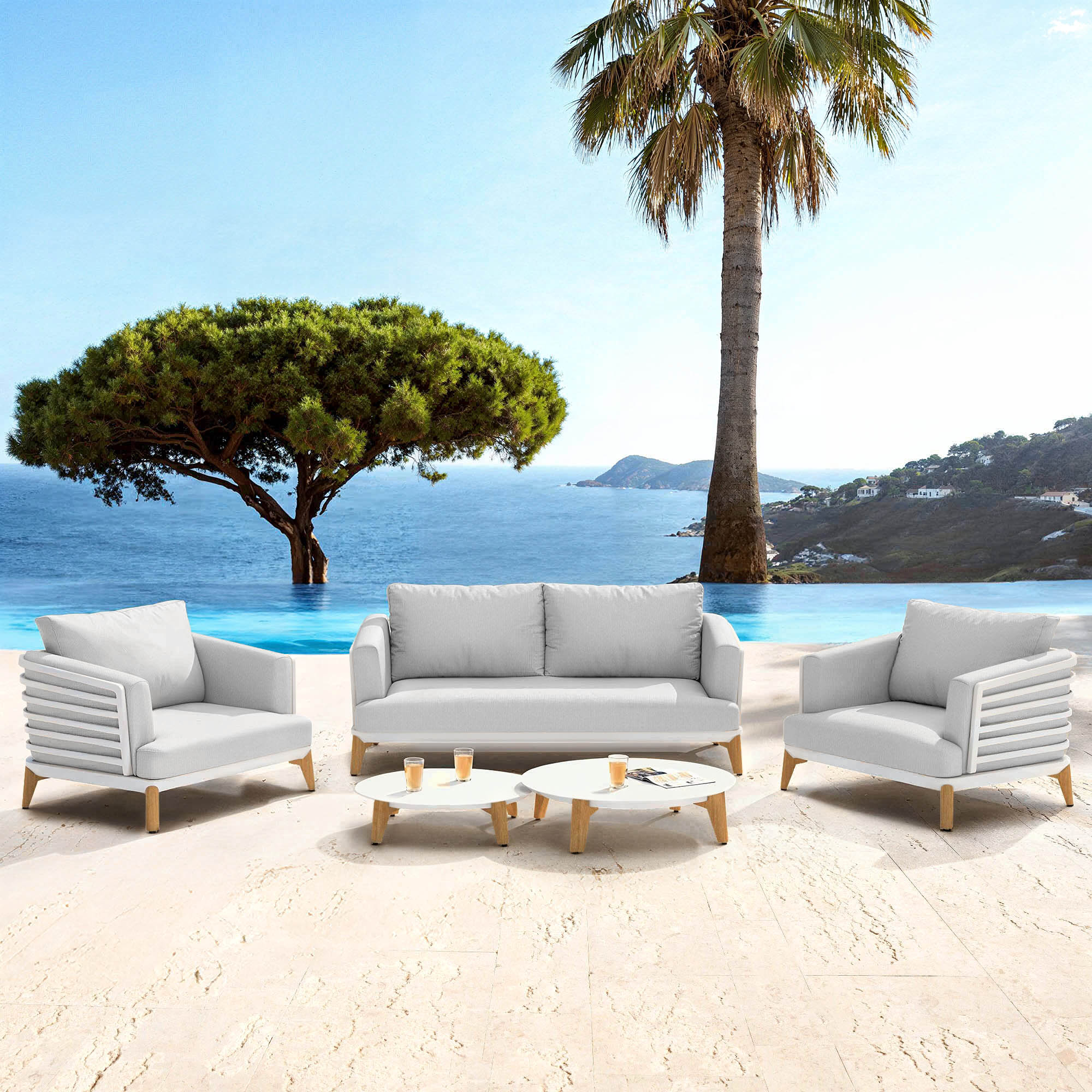 Monte Carlo garden furniture set - 4 seats