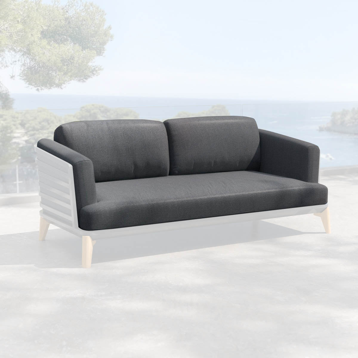 Kissenbezüge für 2-Sitzer-Sofa Monte Carlo