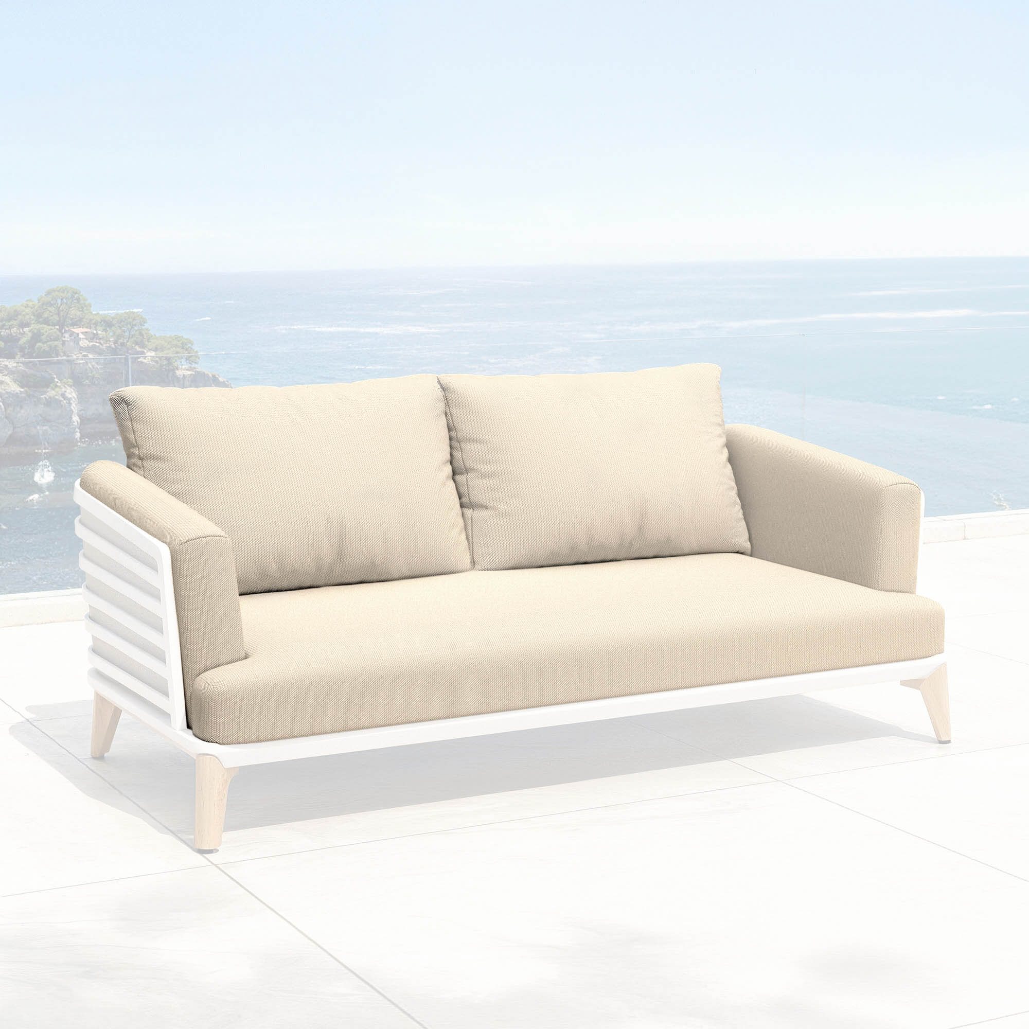 Kissenbezüge für 2-Sitzer-Sofa Monte Carlo