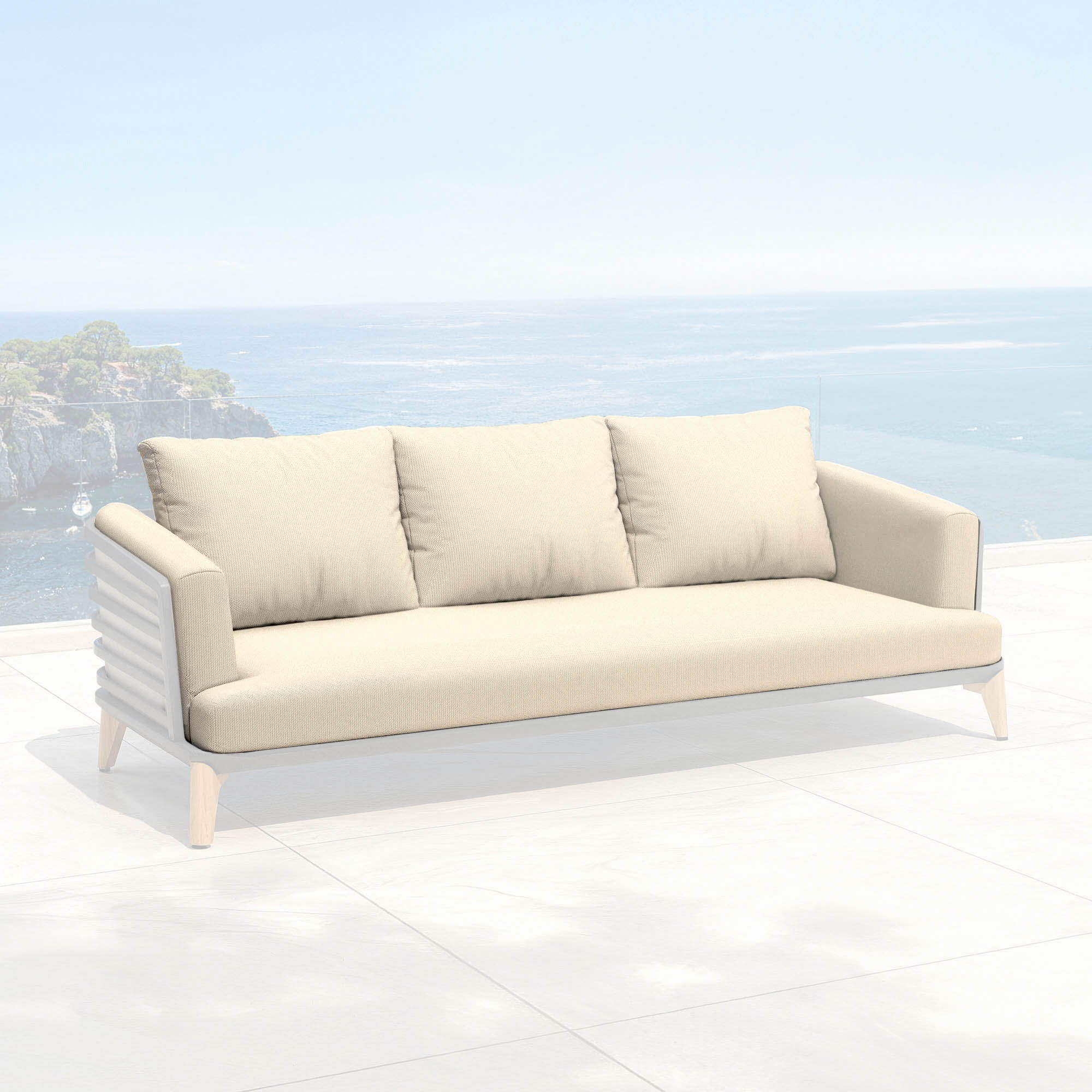 Kissenbezüge für 3-Sitzer-Sofa Monte Carlo