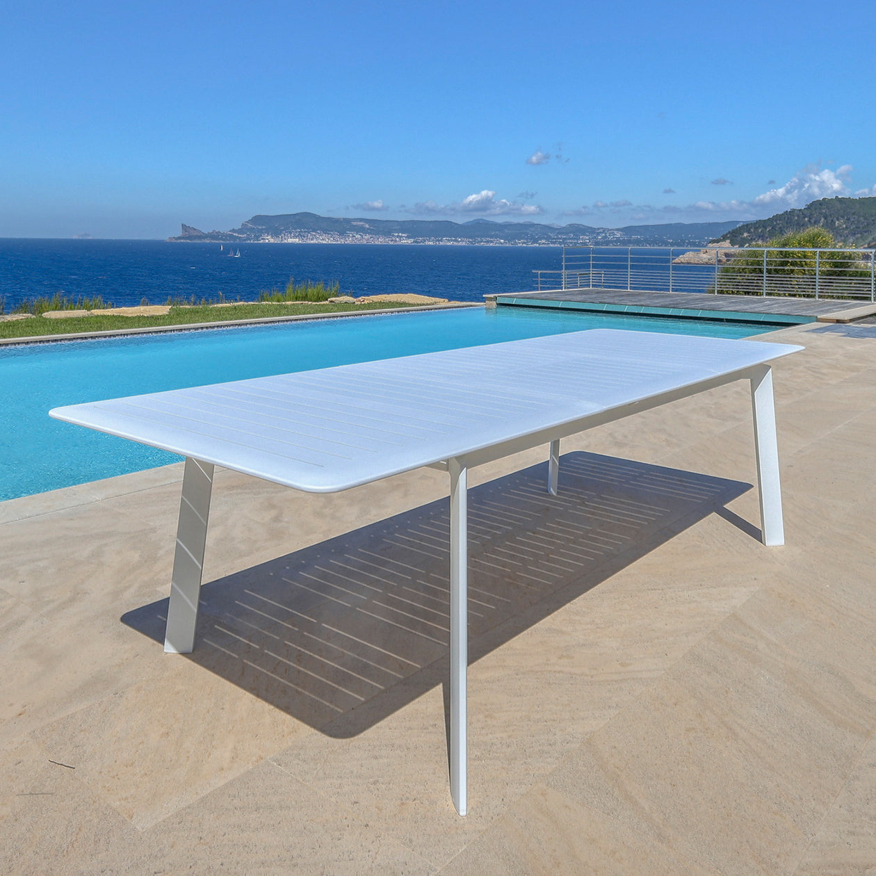 Table de jardin extensible 10 places Portofino